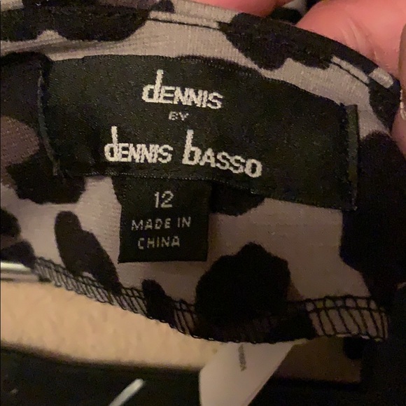 dennis BY dennis basso knit animal print skirt - Picture 2 of 2